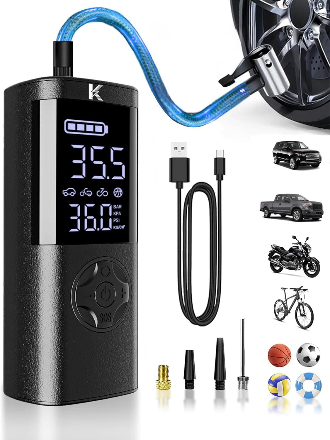 KASPARMP Tire Inflator
