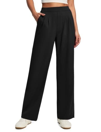 Ewedoos Work Pants Women Wide Leg Dress Business Casual Trousers Slack — image 1