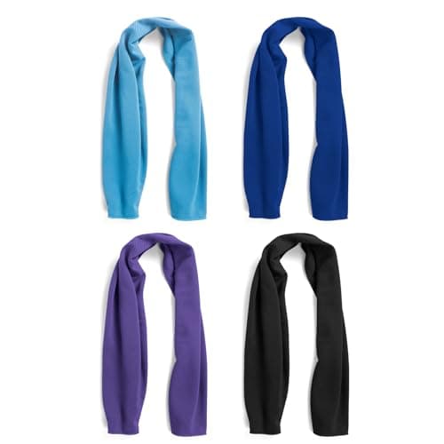 Yaozoon 4 Pack Cooling Towels Cloth for Neck and Face, Ice Cool Towel Cold Rags for Sports Gym Fitness Yoga Running Tennis Baseball Hiking Camping(Y-4PACK-02) — image 1