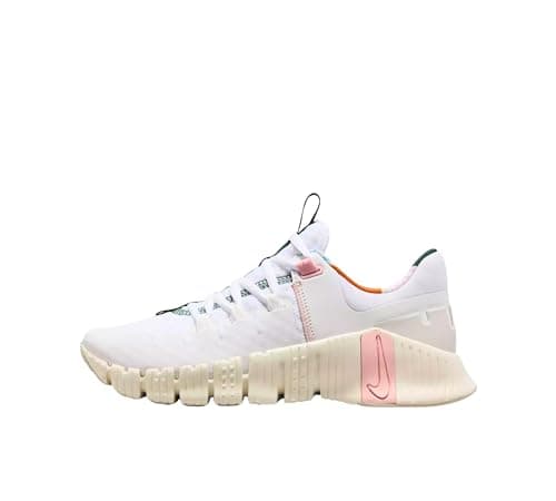Nike Free Metcon 5, Women's Workout Shoes, White/Pink Bloom-Sail FN8920-161, Size 8 US