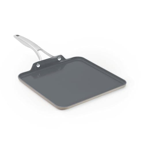 Calphalon® Premier Ceramic Nonstick 11" Square Griddle, Mushroom Grey