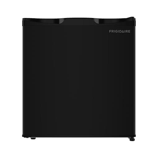 Frigidaire EFR115 Mini Refrigerator - Energy Saving - CFC Free - Slide Out Shelves - Ideal for for Dorm, Office, RV, Garage, Apartment - 1.6 Cubic Feet, Black