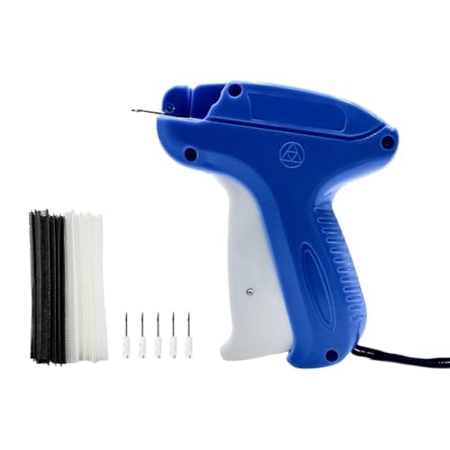 Stitch Gun for Clothes Stitchy - Quick Clothing Fixer Micro Sewing Gun Kit Hemming Sticky with 5 Fine Needle, 500 White Fasteners + 500 Black Fasteners — image 1