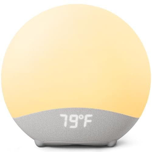Night Light for Kids, RGB Egg Light for Nursery Breastfeeding, Soft Silicone Squeeze Light with Eye Caring, Timer, Temperature Display — image 1