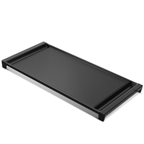 UPGRADED WB31X24738 Cast Iron Griddle Replacement for GE Gas Stove, WB31X49806 Heavy-duty Cast Iron Pan, 19.5"×9" Stove Top Center Griddle for GE Appliance Range Cooktop, Food-grade Nonstick Coating — image 1