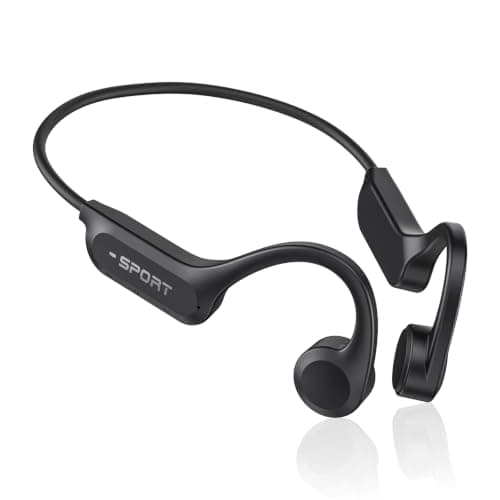 CXK Bone Conduction Headphones, 2026 Upgrade Open Ear Headphones with Mic, IPX7 Waterproof, Balanced Audio, 10H Playtime, Lightweight Sports Headphones for Running, Cycling, Walking — image 1