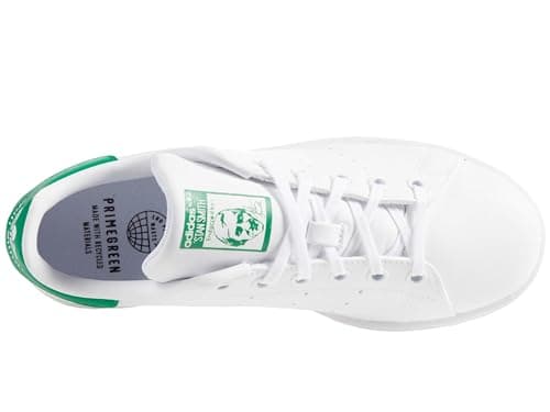 Adidas Originals Unisex-Child Stan Smith (End Plastic Waste), White/White/Core Green, 4.5