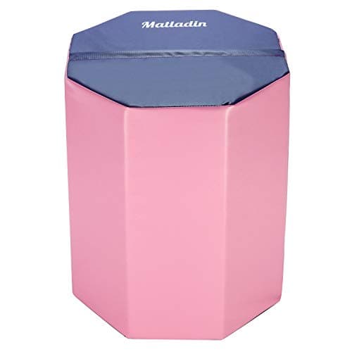 Matladin 24"x26" Gymnastics Octagon Mat Skill Shape Tumbling Somersault Backbend Trainer Exercise Mat for Preschool Kids Gym