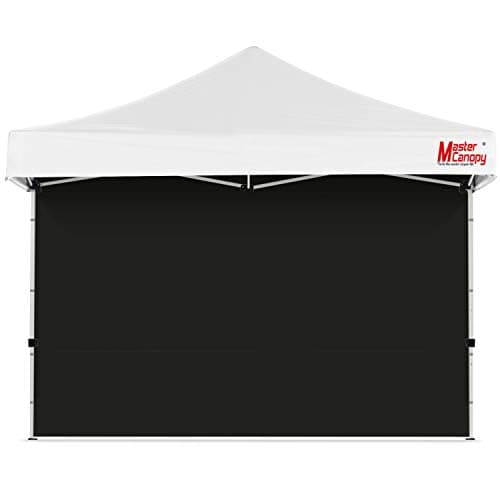 MASTERCANOPY 12x12ft Canopy SunWall Instant Canopy SideWall for Pop Up Canopy Tent Gazebos, UV Protection Sidewall Only, Spliceable (1 Pack, Black) — image 1