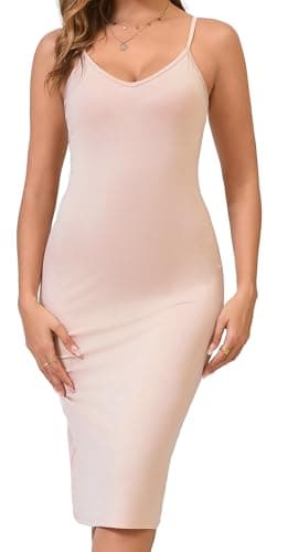 LB LIFEBEST Women's Full Slips Cami Long Spaghetti Strap Under Dress — image 1