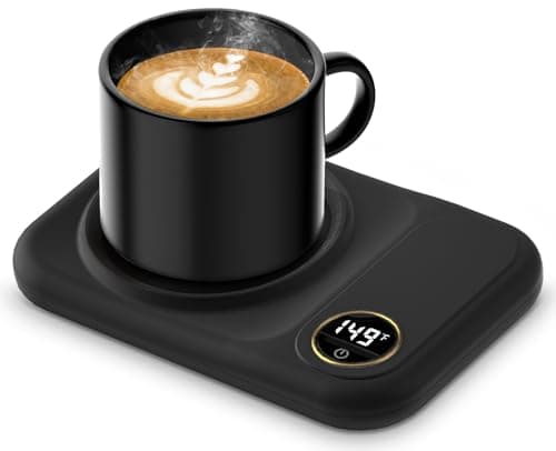 Coffee Mug Warmer Mom Day Gift, 3-Temp Settings USB Coffee Mug Warmer, 113℉/131℉/149℉ Plug in USB Candle Warmer Beverage for Coffee, Cocoa, Tea, Candle, Mom's Day Gift Mom Gifts Women Gifts — image 1