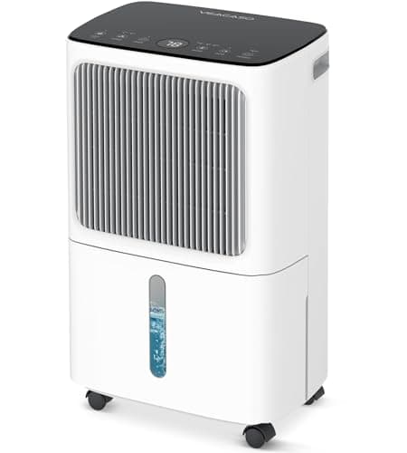 2500 Sq.Ft Dehumidifier for Basement with Drain Hose Max 34 Pints, VEAGASO Dehumidifiers for Home, Large Room, Bathroom, Bedroom, Three Modes, Intelligent Humidity Control, Dry Clothes, 24HR Timer — image 1