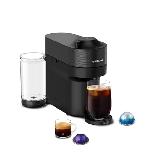 Nespresso Vertuo Pop+ Coffee and Espresso Machine by De'Longhi, Liquorice Black — image 1
