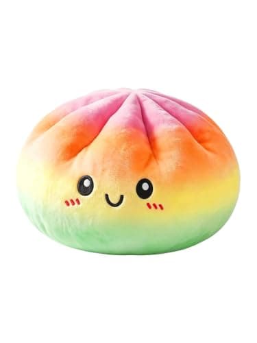 Giant Dumpling Pillow, 10.8-Inch Cute Plush Stuffed Bun Pillow Home Decor — image 1