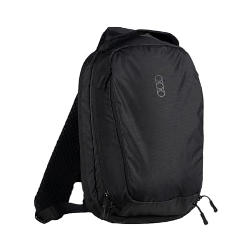 Eberlestock Fade Sling Pack - EDC Crossbody Sling Backpack - Ambidextrous Access to All Compartments - Quick Access - 573 C.I. - Black