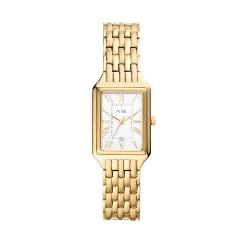 Fossil Women's Watch, Raquel Quartz Stainless Steel Three-Hand Watch for Women, Color: Gold