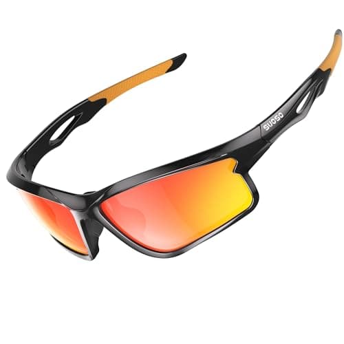 suoso Polarized Sports Sunglasses Men: Running Sunglasses Women UV400 Protection Wrap Around Glasses for Fishing Driving TR90 — image 1