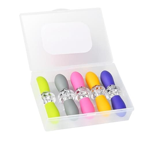 Corn on the Cob Holders Set with Interlocking Design & Storage Case, Silicone Handles + Stainless Steel Pins | Corn Cob Holders for BBQ, Picnics, Dishwasher Safe & Non-Slip Corn Skewers & Sticks. — image 1