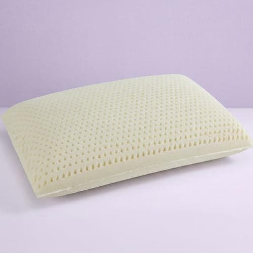 Artka Talalay Latex Sleeping Pillow, Soft Bed Pillow with Cotton Pillowcase Helps Relieve Pressure, Premium Pillow for Side, Back, and Stomach Sleepers to Get a Restful Sleep (1, King (Low Loft)) — image 1