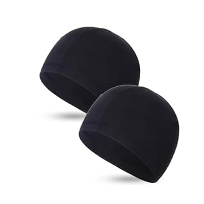 Renil Lightweight Quick Dry Skull Caps, Moisture Wicking Cycling Cap/Helmet Liner Running Beanie Caps for Men and Women