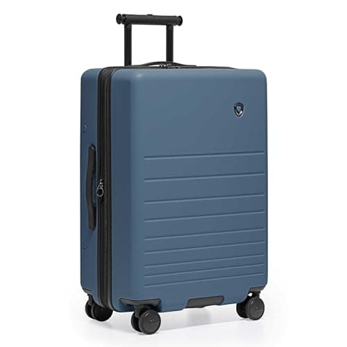 Traveler's Choice Markham Hardside Expandable Luggage with Hinomoto Spinner Wheels, 26-Inch Medium, Navy