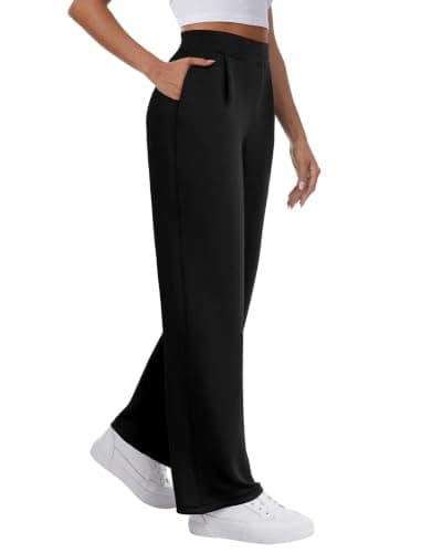 FireSwan Women's Modal Soft Wide Leg Pants High Waist Casual Lounge Pants — image 1