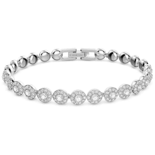 Swarovski Una Angelic Bracelet with White Crystals on a Rhodium Plated Setting