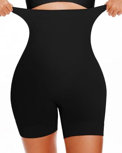 BESTENA Shapewear Shorts, High Waisted Shapewear for Women Tummy Control, Seamless Body Shaper Shorts Thigh Slimmer — image 1