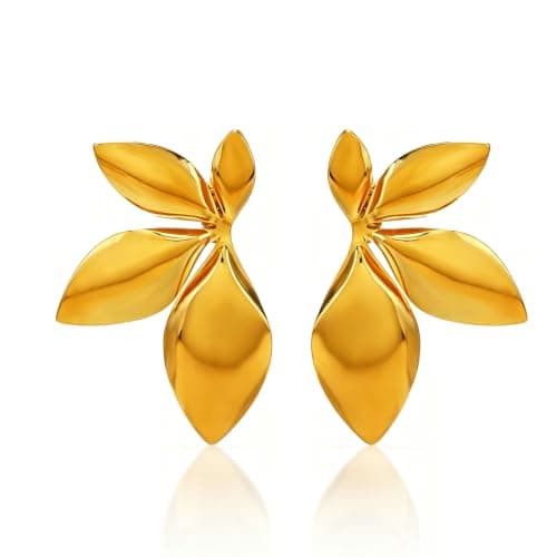 ALEGEND 18K Gold Silver Stainless Steel Earrings