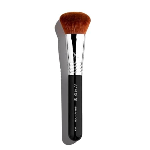 Sigma Beauty F47 Multitasker Makeup Brush – Multi-Use Face Makeup Brush for Blending, Contouring, & Buffing, Use with Foundation, Blush, Bronzer, Contour, or Highlighter (1 Brush)