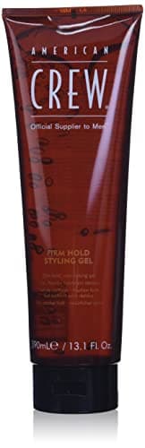 American Crew Men's Hair Gel, Firm Hold, Non-Flaking Styling Product, 13.1 fl oz