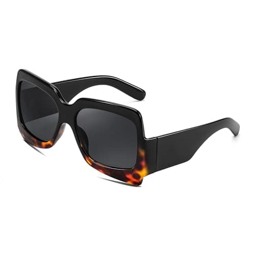 FEISEDY Personalized Large Frame Sunglasses for Men and Women Travelling Sunbathig UV400 Protection Shades B4160 — image 1