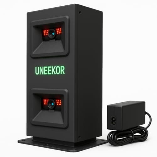 Uneekor Eye MINI LITE Indoor Golf Launch Monitor & Simulator 19 Precision Metrics, Near-Zero Latency, Works with GSPro, TGC19, E6, AI Trainer Compatible, Easy Setup, PC/Laptop Required