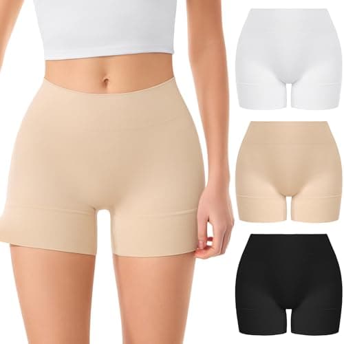 ForeverShaper Slip Shorts for Under Dresses Women, Seamless Anti Chafe Underwear Shapewear Thigh Cooling Biker Short Panties — image 1