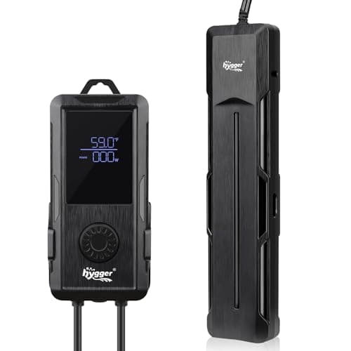 hygger Aquarium Heater 500W/800W/1000W,Fish Tank Heater with Danger Warning Automatically Stops Heating System and Digital LED Controller,for Freshwater or Saltwater 110-240 Gallon Tank — image 1