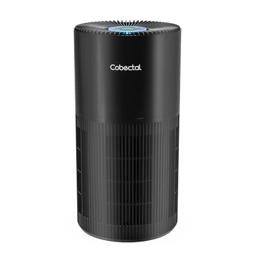 Cobectal Air Purifiers for Home Large Rooms with 3-in-1 Filter, Black | Covers up to 1650ft², Air Cleaner with PM2.5 Air Quality Sensor, Timer Setting & Sleep Mode, Pet Air Purifier for Home, RVs — image 1