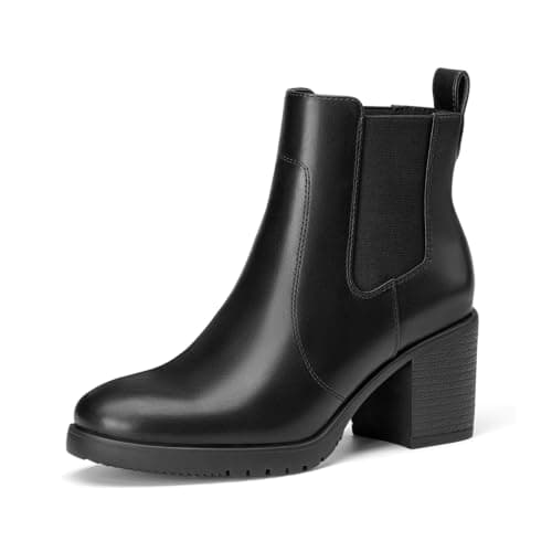 Athlefit Women's Slip On Elastic Chelsea Ankle Boots — image 1