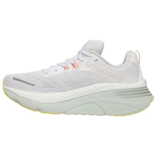 Saucony Women's Hurricane 24 Sneaker, White/Foam, 8