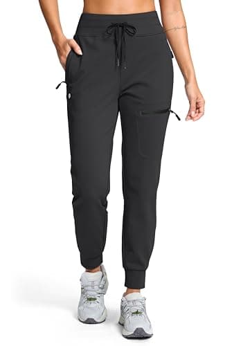 G Gradual Women's Fleece Lined Joggers Hiking Pants 4 Pockets — image 1