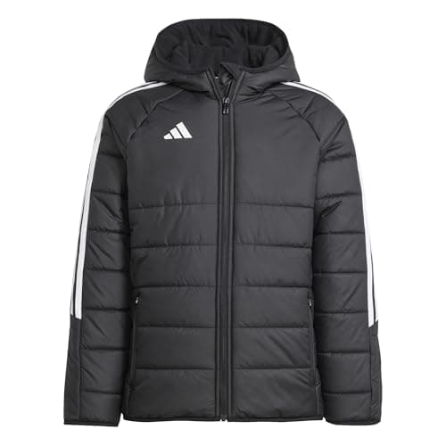 adidas Unisex-Kids Tiro 24 Winter Jacket, Black/White, X-Large