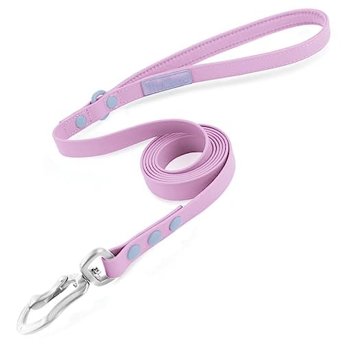 Wolfone Waterproof Dog Leash Carabiner Leash for Dogs Soft Handle Easy Care 5ft*15mm*2.0mm Sweet Lilac — image 1