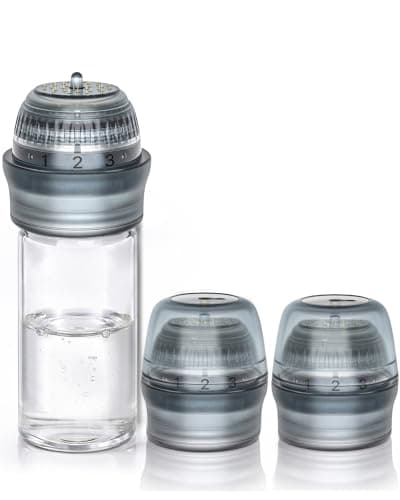 Micro Infusion Needles System Serum Applicator for Face Skin Care, 0.25mm Titanium Microneedling Derma Roller Stamp with 2 Replacement Heads for Women & Men (Serum is Not Included) — image 1