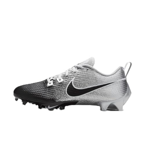 Nike Vapor Edge Speed 360 2 Football Cleats (Metallic Silver/Black-White, US Footwear Size System, Adult, Men, Numeric, Medium, 13)