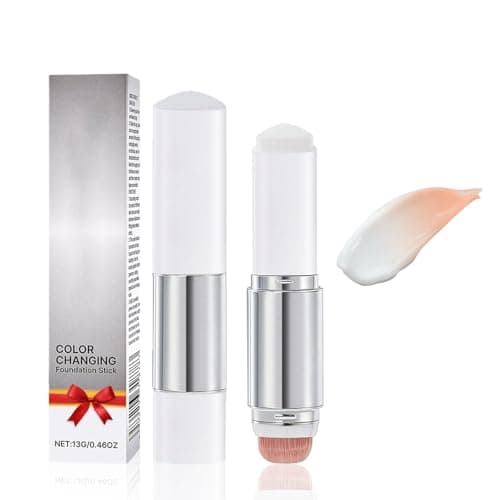 Blanc Cover Cream Stick - Color Changing Foundation Stick, White Foundation Makeup with Built-in Brush, Korean Makeup Moisturizing & Long-lasting Dewy Finish Even Skin Tone Mothers Day Gifts (Medium) — image 1