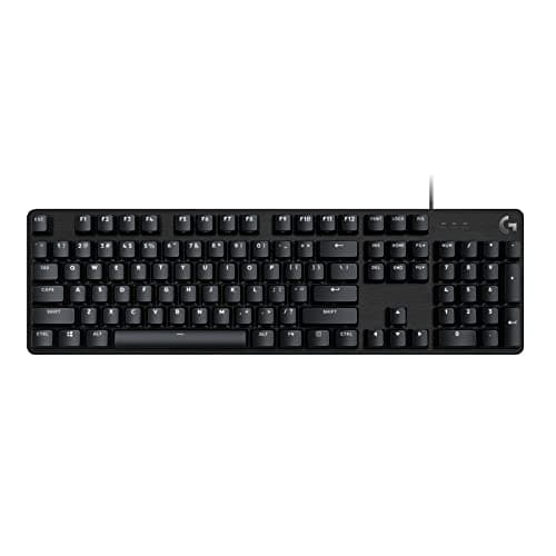Logitech G413 SE Full-Size Mechanical Gaming Keyboard - Backlit Keyboard with Tactile Mechanical Switches, Anti-Ghosting, Compatible with Windows, macOS - Black Aluminum