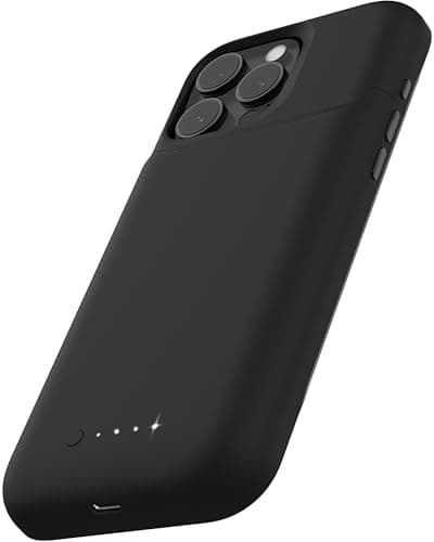 Mophie Juice Pack Battery Case for iPhone 16 Pro Max - Slim Charging Case, Magnetic Back for Wallets & Mounts, +50% Extra Battery Life, Enhanced 6-Foot Drop Protection, Sustainable Material, Black