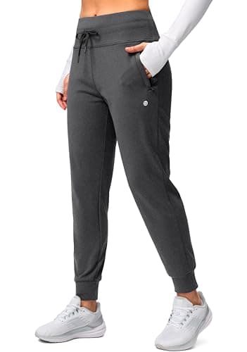 G Gradual Women's Fleece Lined Joggers Water Resistant Hiking Pants — image 1