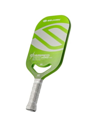 Selkirk Sport Amped Pro Air 2025 Pickleball Paddle | Fiberglass Pickleball Paddles with a Polypropylene X5+ 16mm Core | Throatflex | Flex Foam | Pickle Ball Paddle Made in The USA | Invikta Green