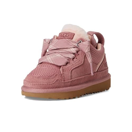 UGG Kids' K Lowmel Sneaker, Pink Dawn, 5