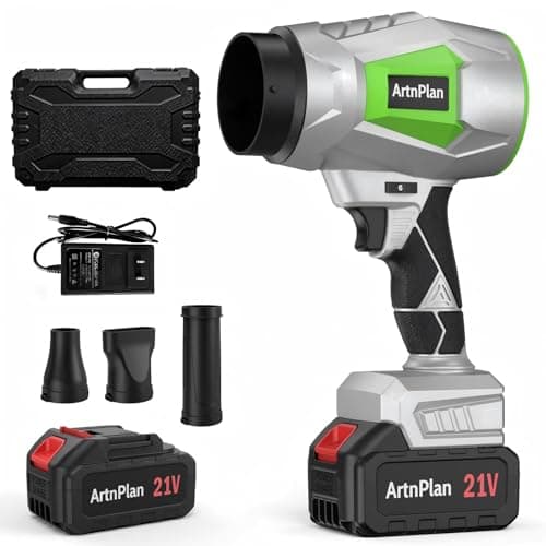 Leaf Blower Cordless - 950,000 RPM with 21V & 4.0Ah Battery and Fast Charger, Handheld Blower Electric for Patio, Lawn, Yard, Snow, Car Cleaning, Lightweight and Portable — image 1